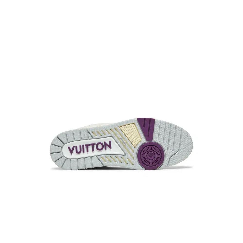 Кроссовки Louis Vuitton Trainer 'Violet Mesh' 4