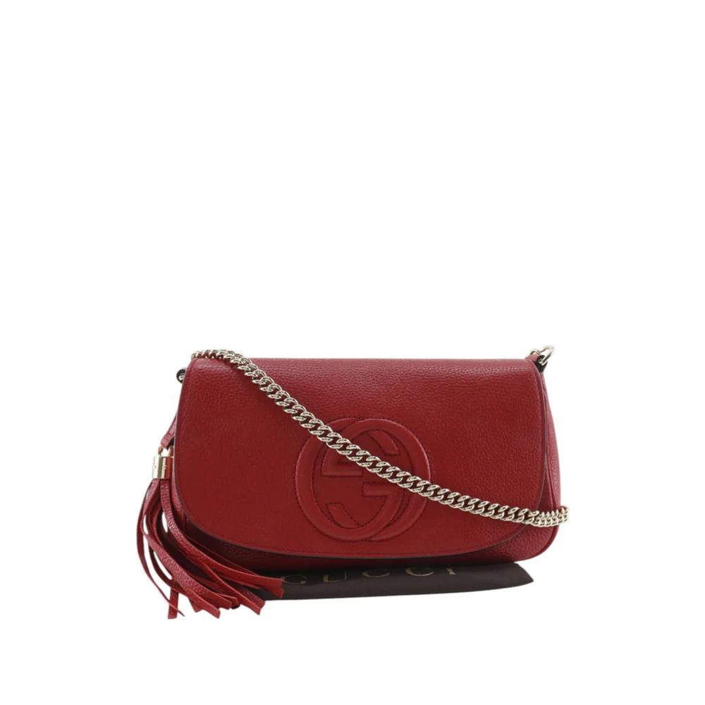 2000-2015 Medium Leather Soho Chain Flap crossbody bag 2