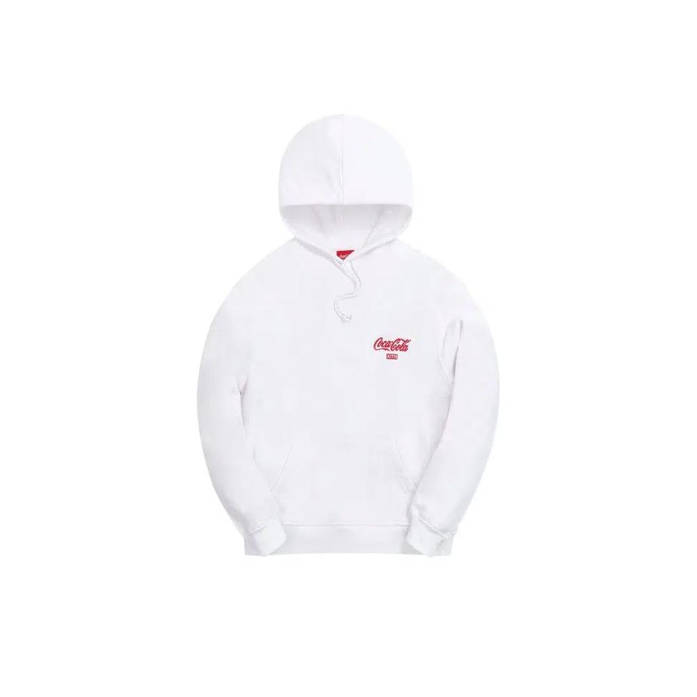 Худи Kith x Coca-Cola Ribbon Logo Hoodie 'White' 1