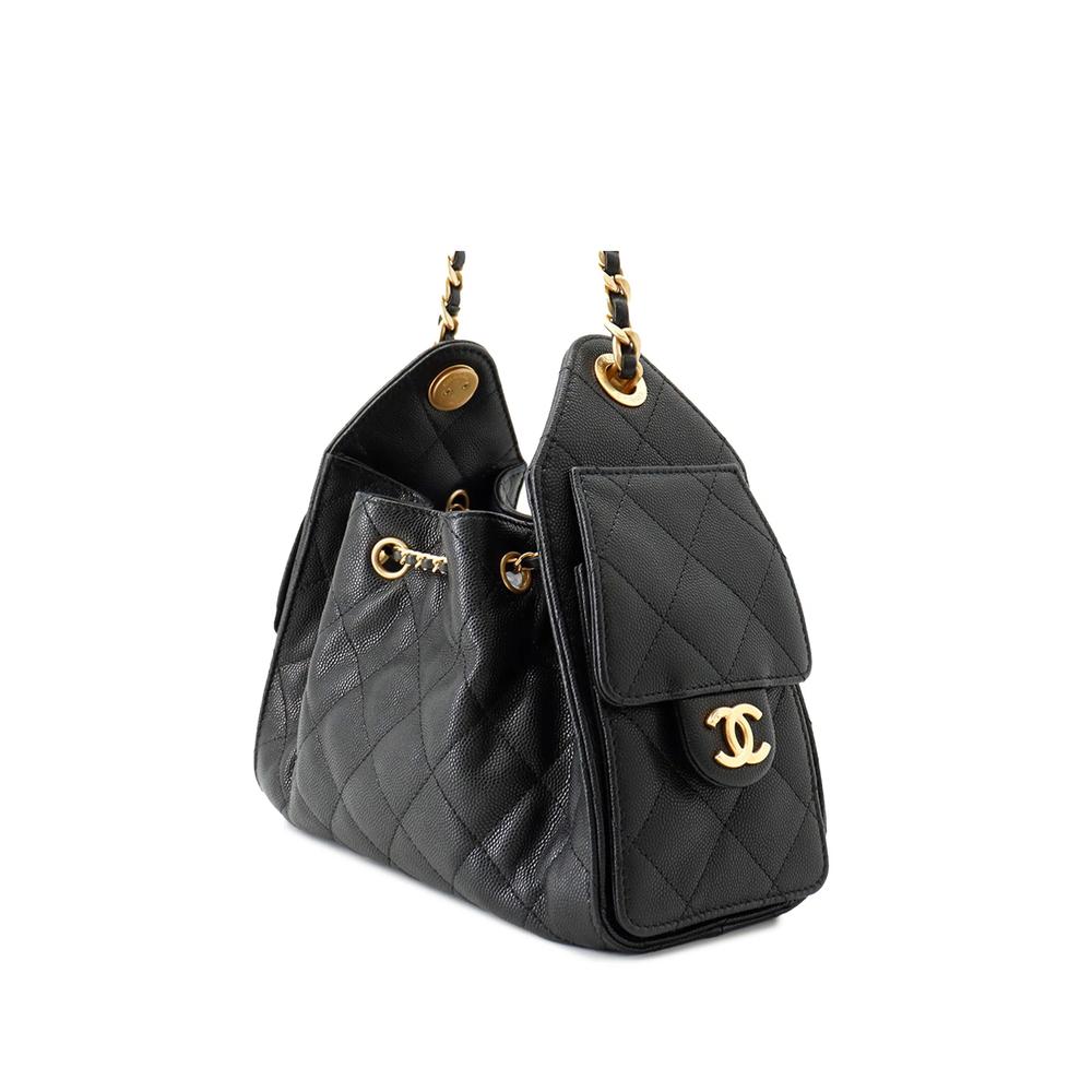 2021-2026 Mini Quilted Caviar Chanel 25 hobo bag 3
