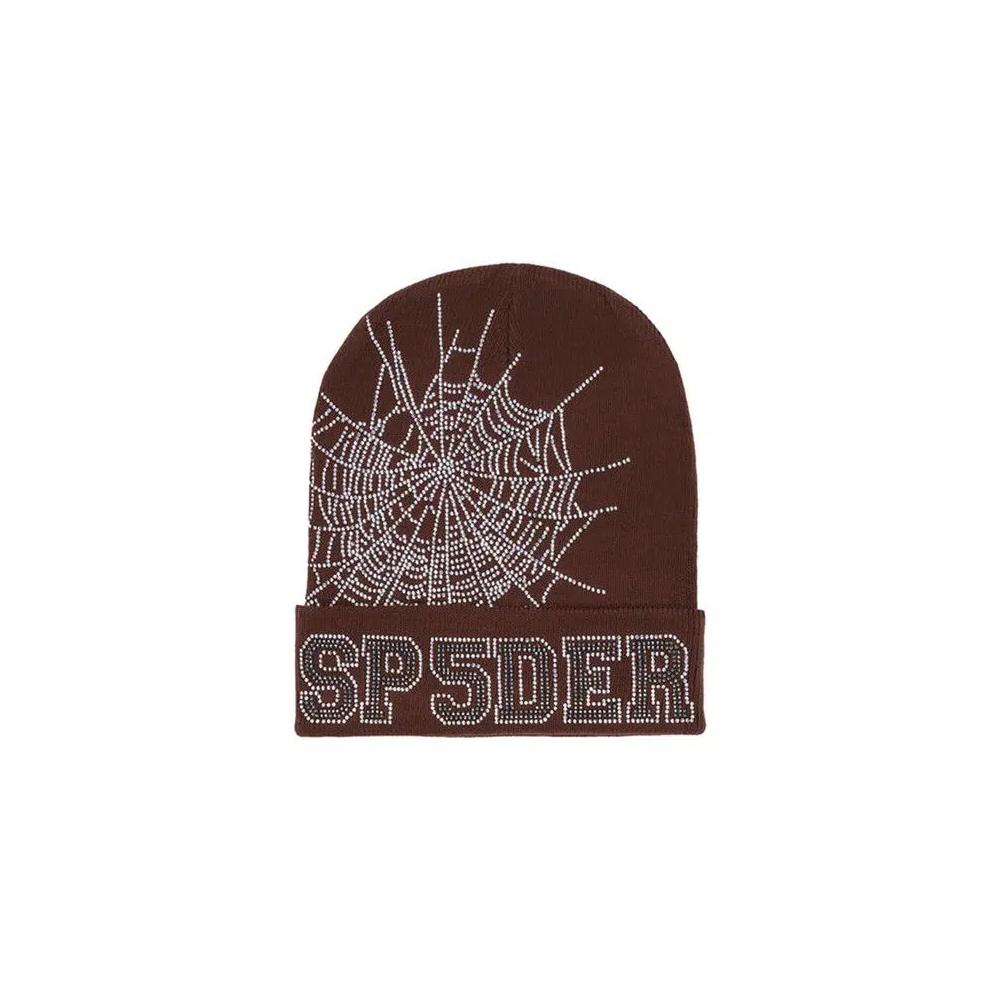 Шапки-бини Sp5der Web Beanie «Коричневый» 1