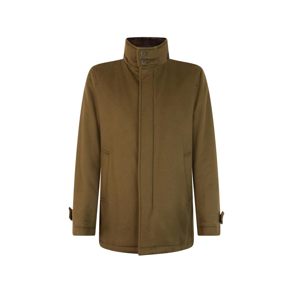 buttoned high-neck coat 1
