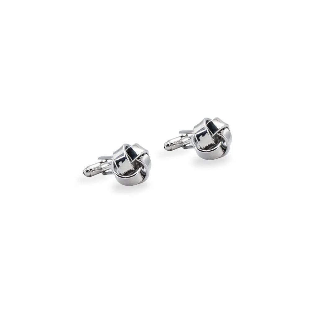 Запонки Ojeda Chrome Sleek Knot 1