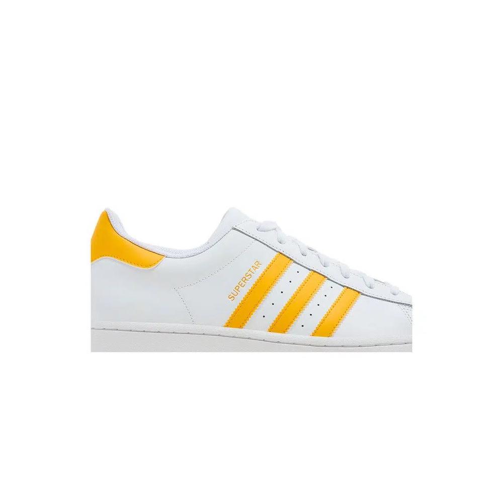Кроссовки adidas Superstar 'White Crew Yellow' 2