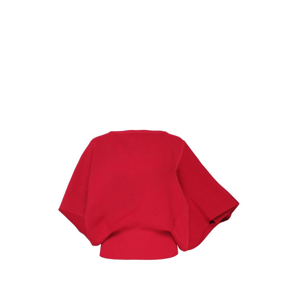 ruffled cape-style top 1