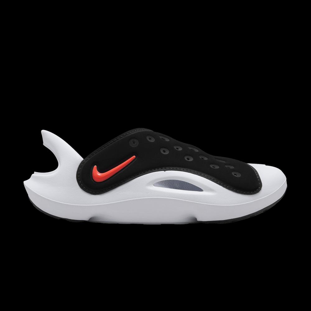 Сандалии Nike Aqua Swoosh Sandal PS «Black Hyper Orange» 1