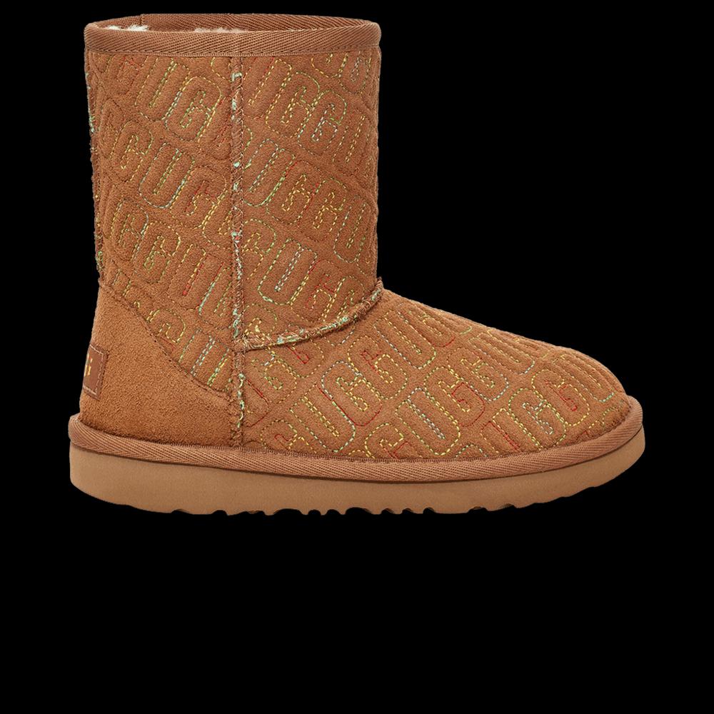 Ботинки UGG Classic II Boot Kids 'Graphic Stitch - Chestnut' 1
