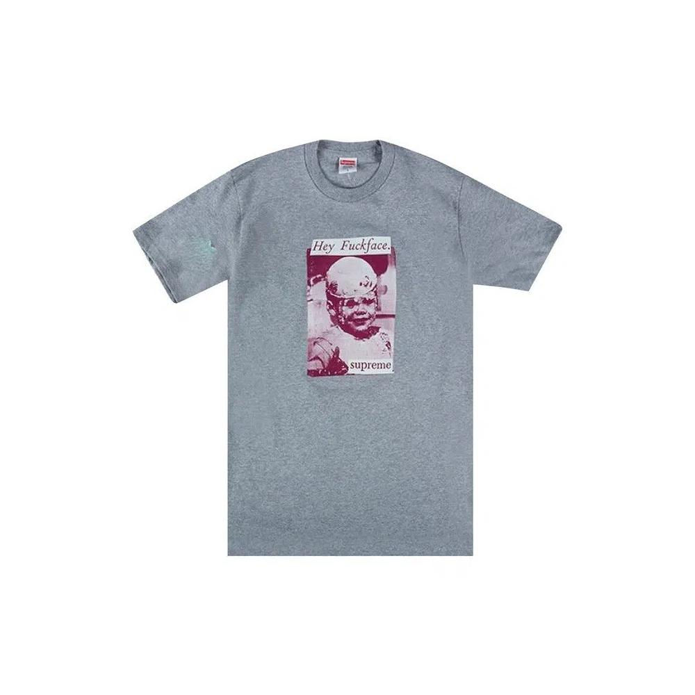 Футболки Supreme Fuck Face Tee 'Heather Grey' 1