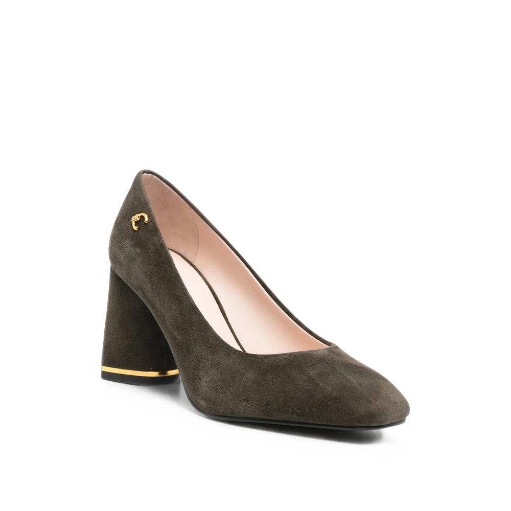 logo-plaque block-heel pumps 2