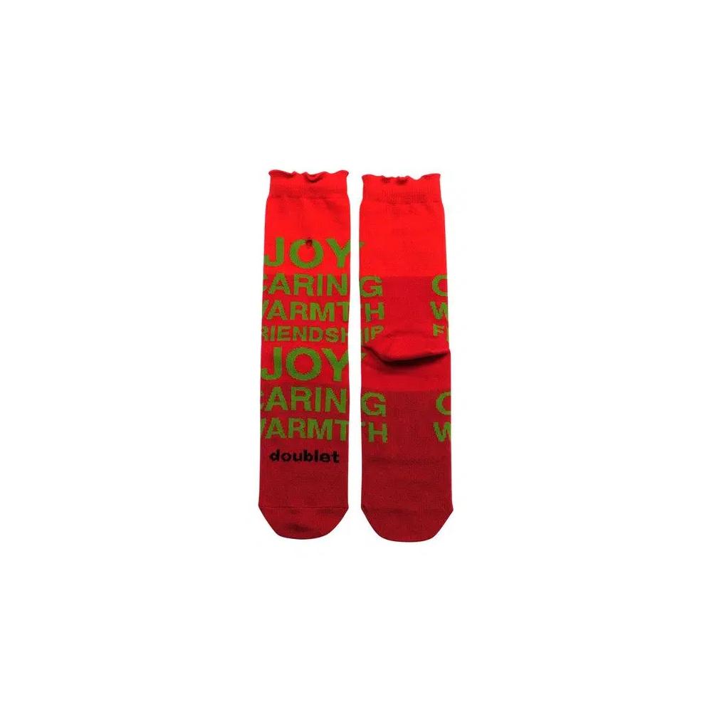 Носки и колготки Doublet A Rose Socks 'Red' 2