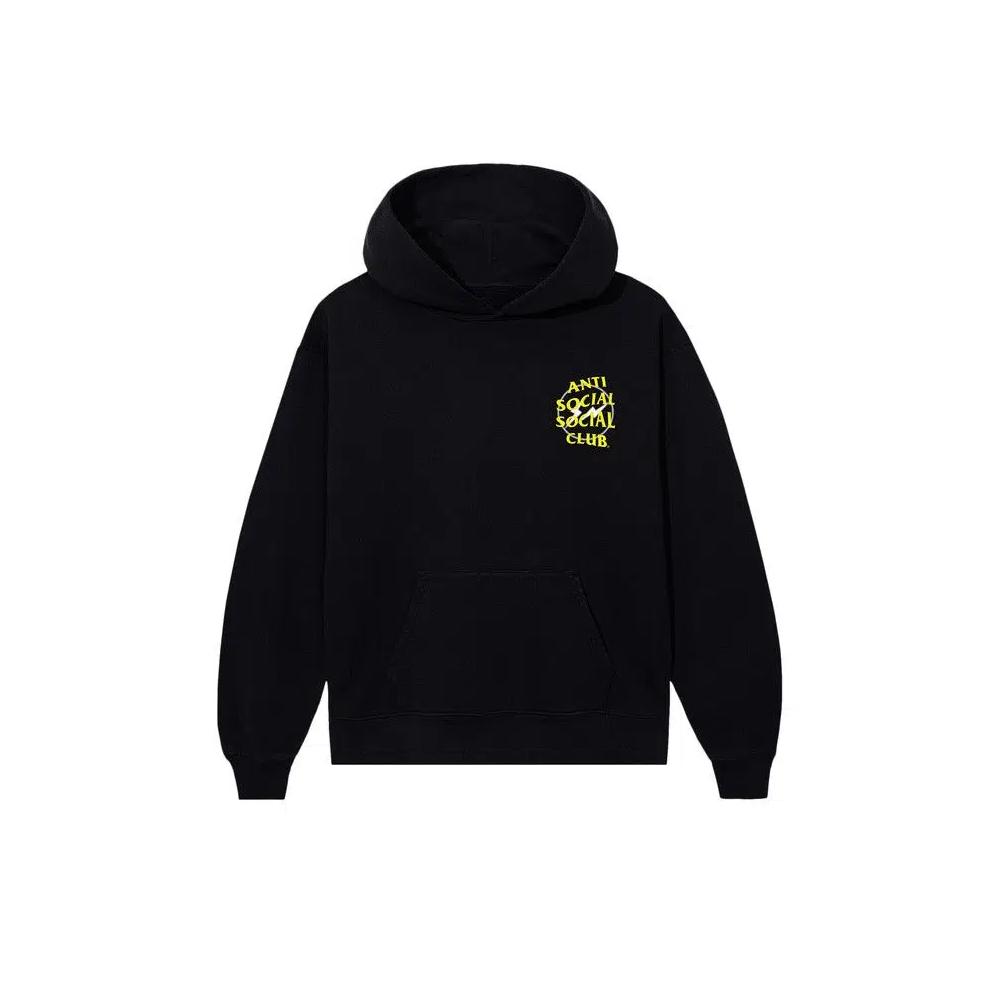 Худи Anti Social Social Club x Fragment Design Half Tone Logo Hoodie 'Black/Yellow' 1