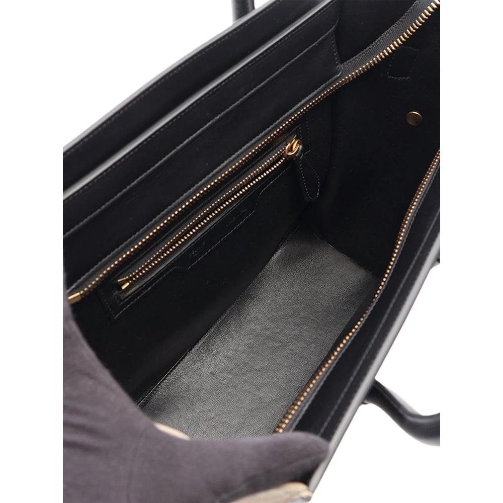 2010-2026 Micro Tricolor Leather Luggage Tote handbag 4