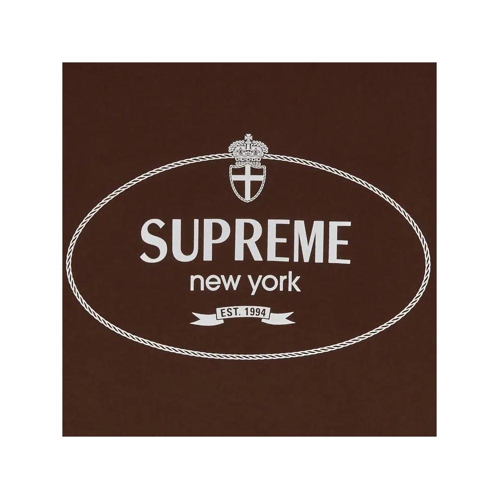 Футболки с коротким рукавом Supreme Crest Tee 'Brown' 3