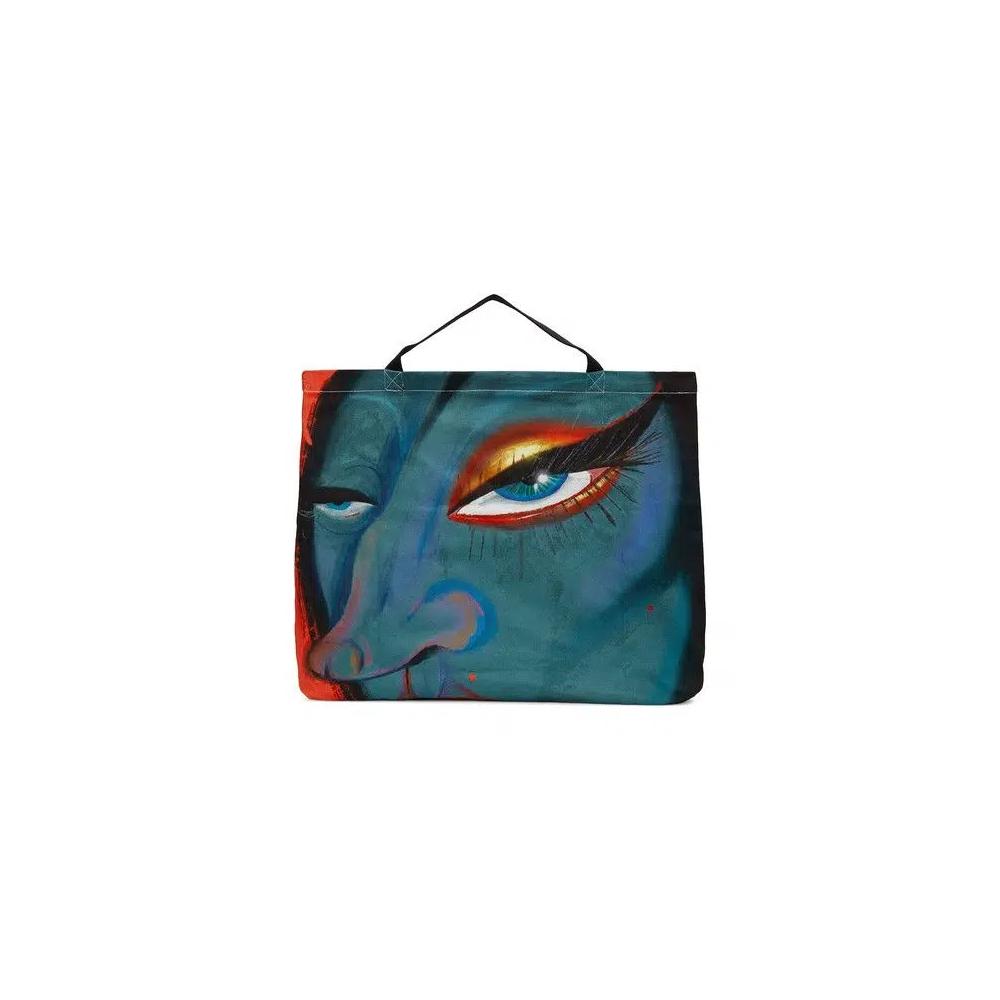 Сумки-шоперы Charles Jeffrey Loverboy с принтом лица 'Blueface' 2