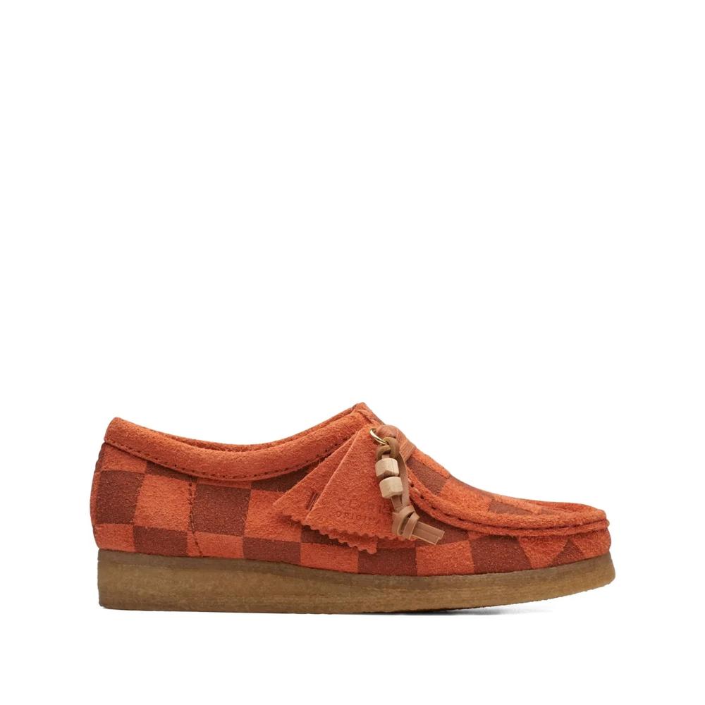 Лоферы Wallabee Orange 1