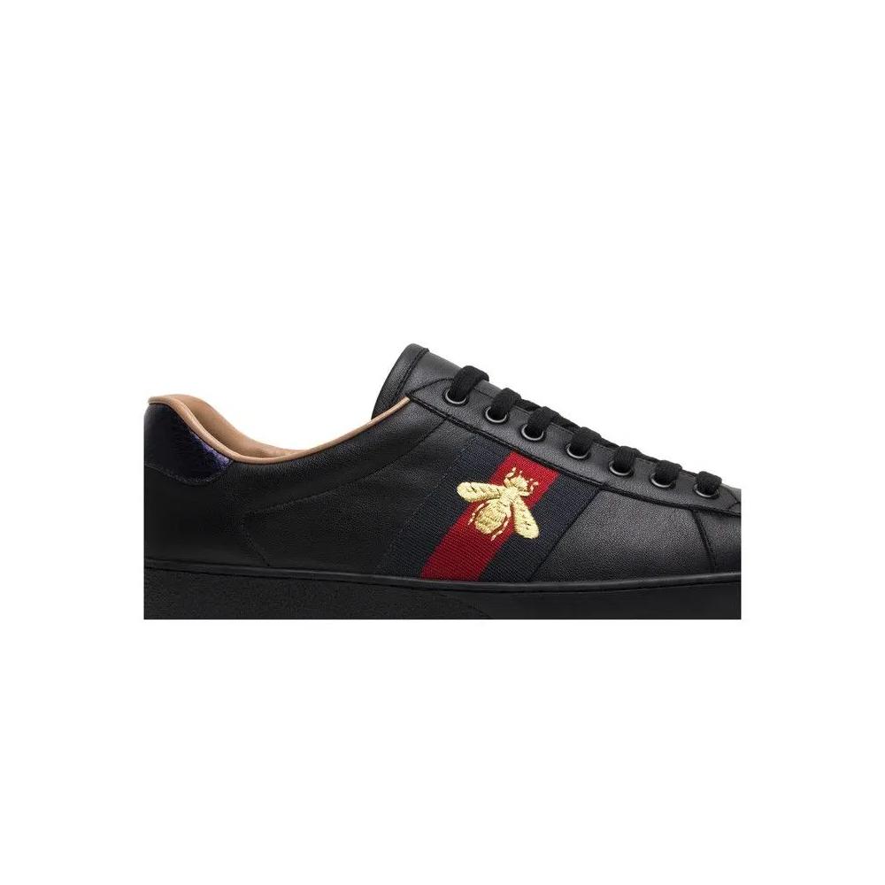 Кроссовки Gucci Ace с вышивкой 'Black Bee' 2