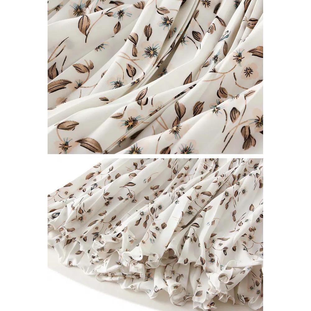 Макси-юбка с воланами и цветочным принтом AF-D9908-2 3