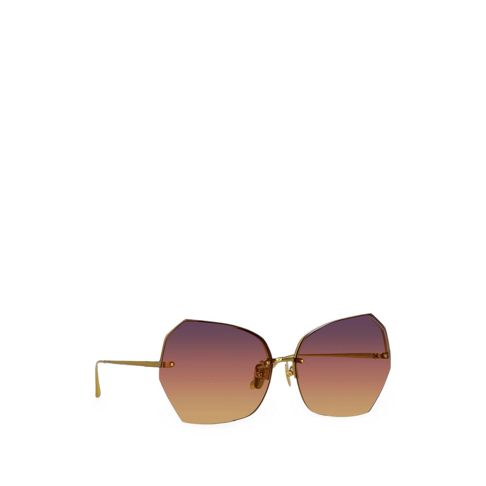 geometric-frame sunglasses 2
