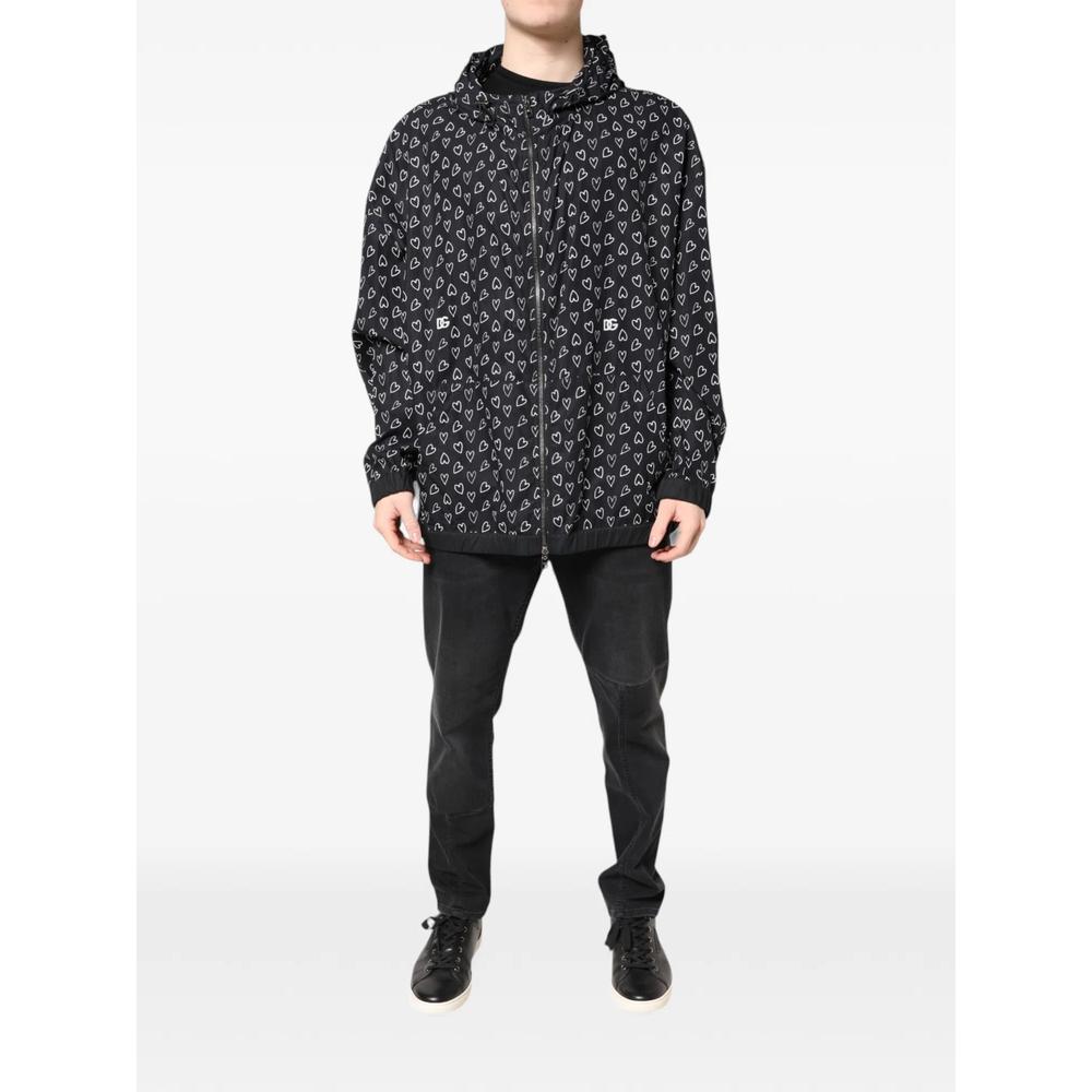 heart-print hooded jacket 2