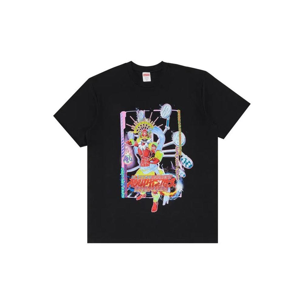 Футболки с коротким рукавом Supreme Electromagnetic Tee 'Черный' 1