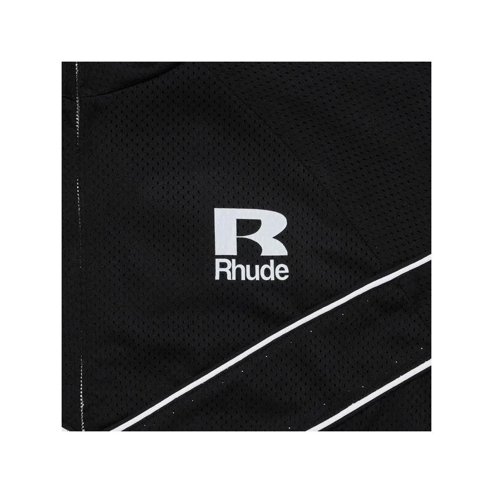 Верхняя одежда Rhude Mesh Piping Raglan Track Jacket 'Black' 3