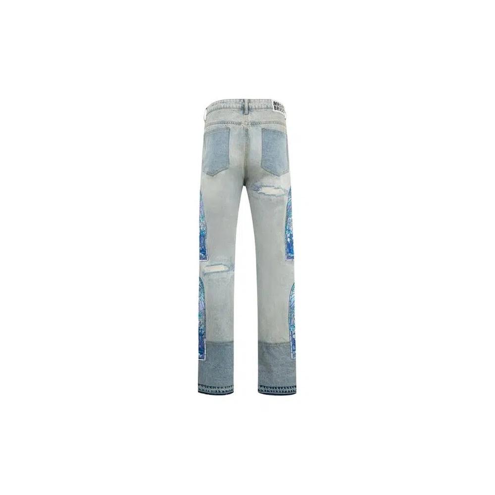 Джинсы Who Decides War Winter Mechanic Denim 'Скай' 2