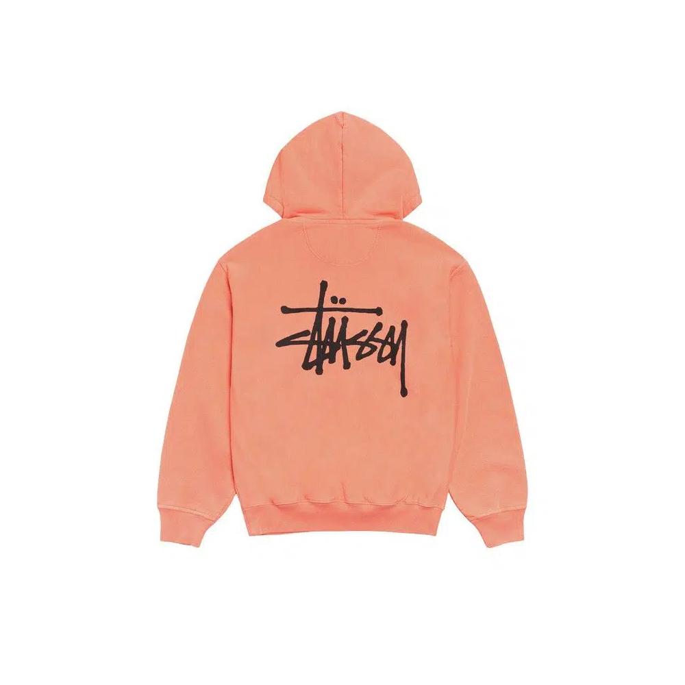 Худи Stussy Basic Pigment Dyed Hood «Sherbert» 2