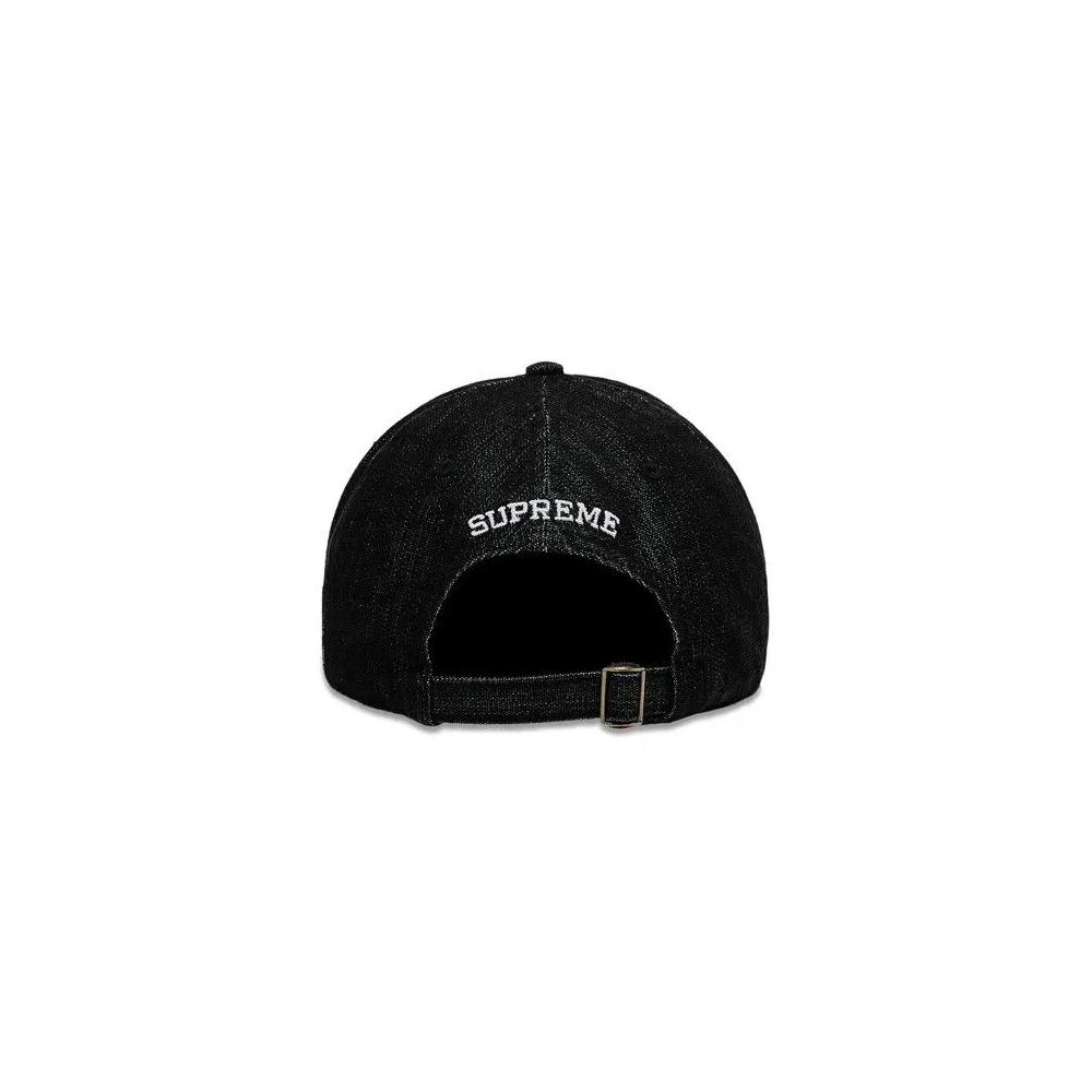 Кепки Supreme Cordura Denim S Logo 6-Panel 'Black' 4