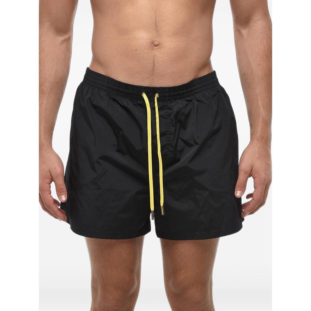Pac-Man logo-print swim shorts 1