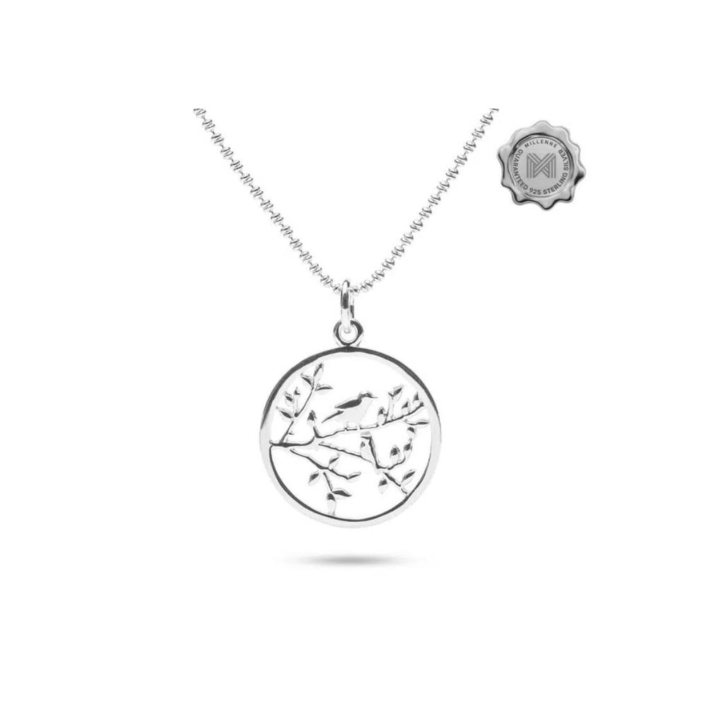 Millennia 2000 Птицы Серебряный Кулон с Серебром 925 пробы 5