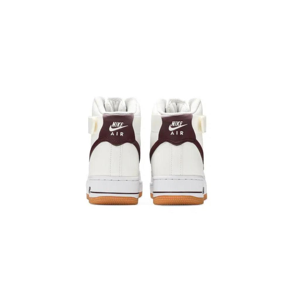 Кроссовки Nike Wmns Air Force 1 High 'White Night Maroon' 6