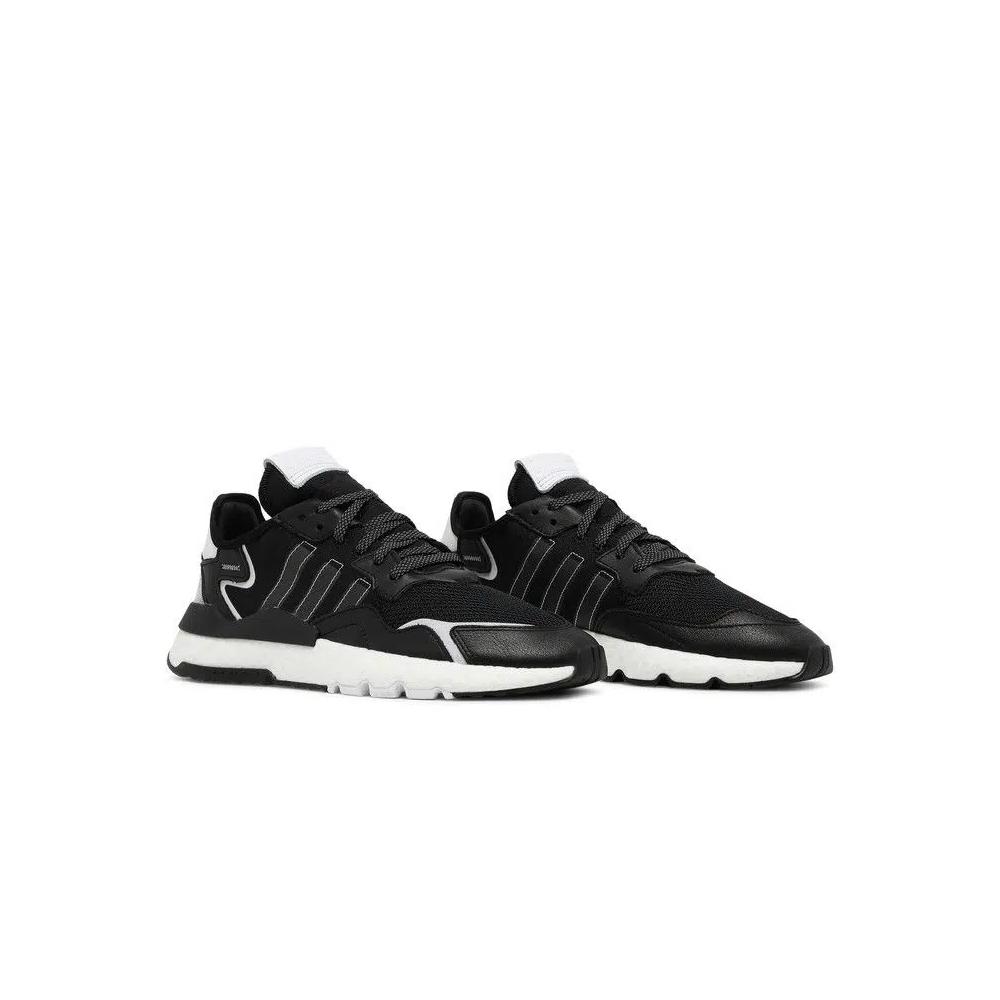 Кроссовки adidas Nite Jogger 'Black White' 8