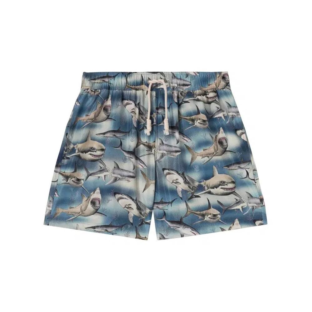 Плавки Palm Angels Sharks Swimshorts 'Blue' 1
