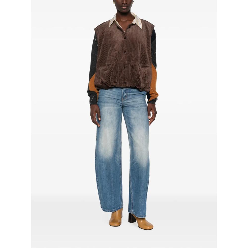 Peace corduroy button-up gilet 2