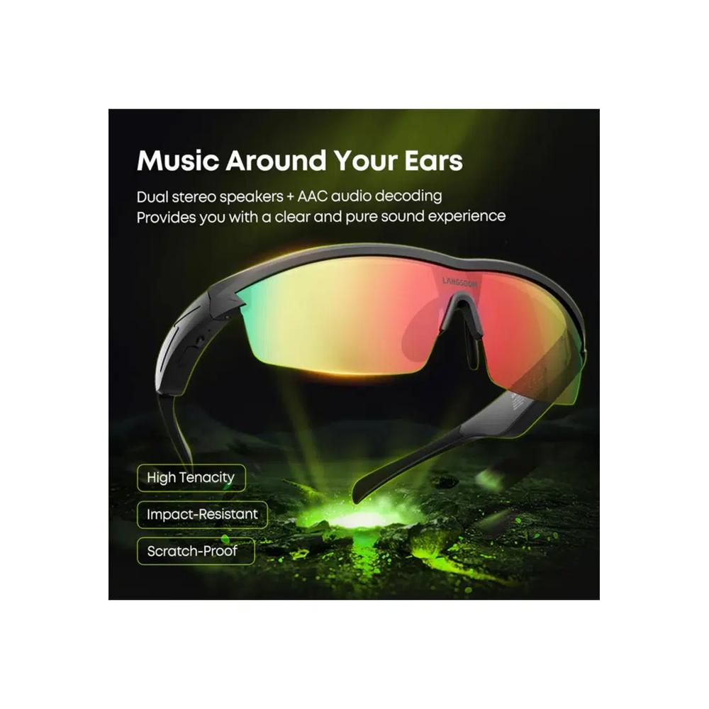 AirNova Outdoor Audio Polarized Glasses - Красный 8