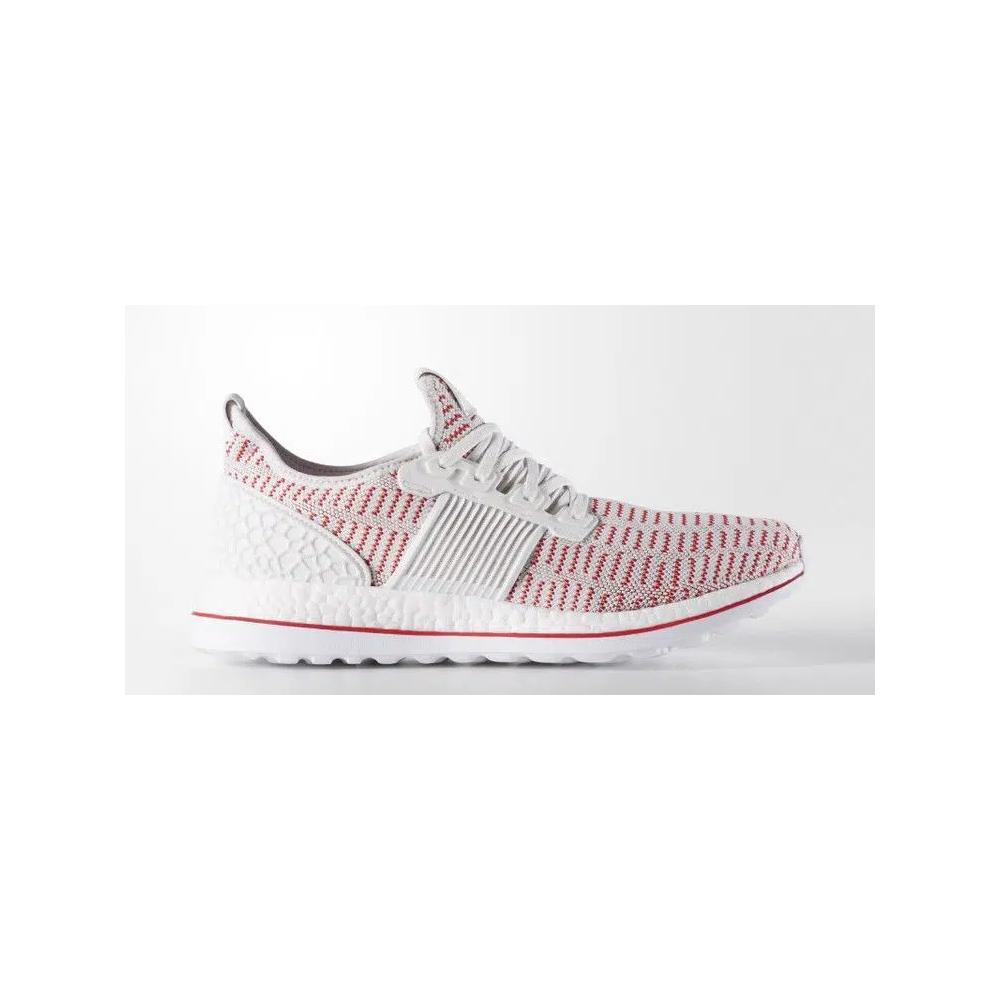 Кроссовки Adidas PureBoost ZG LTD 'Crystal White Vivid Red' 1