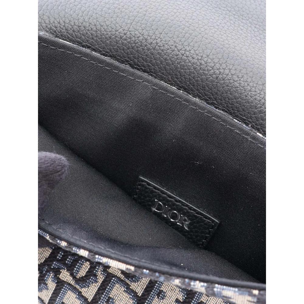 Сумка через плечо Oblique Canvas Saddle Bag (2010-2026 годы) 2