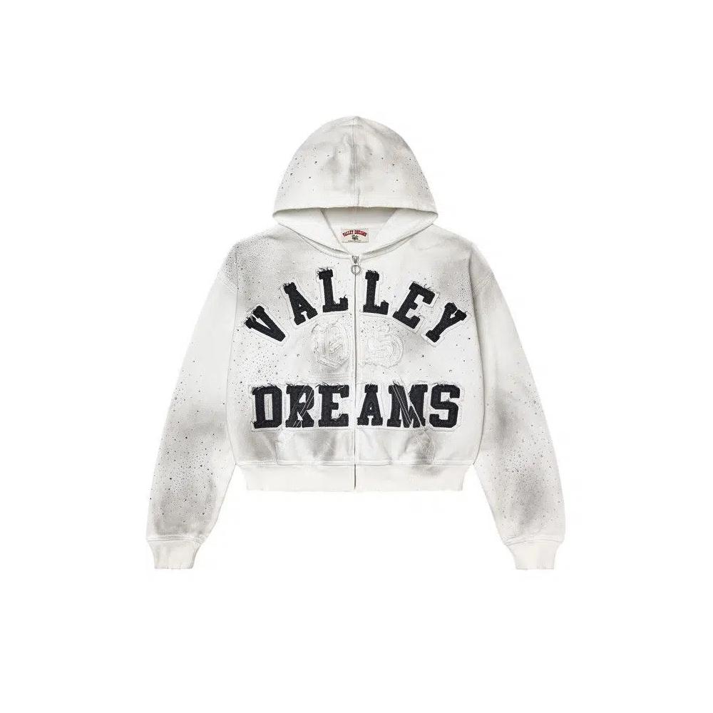 Худи на молнии Vale Forever Classico Zip Up Hoodie 'White' 1