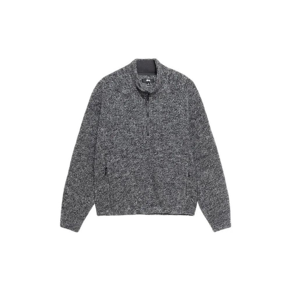 Топы Stussy Wool Blend Sherpa Mock Neck 'Черный' 1