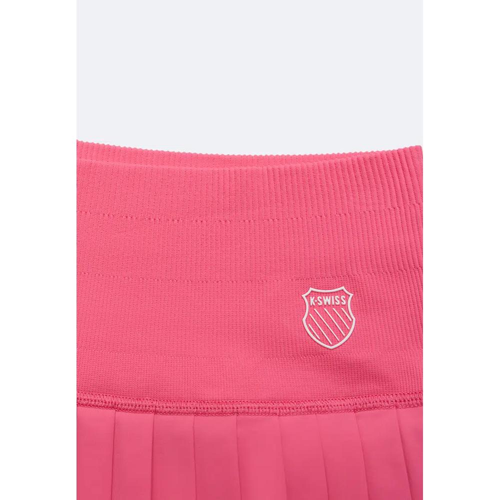 ЖЕНСКАЯ ТЕННИСНАЯ ПЛИССИРОВАННАЯ ЮБКА С ЛОГОТИПОМ K-SWISS 6