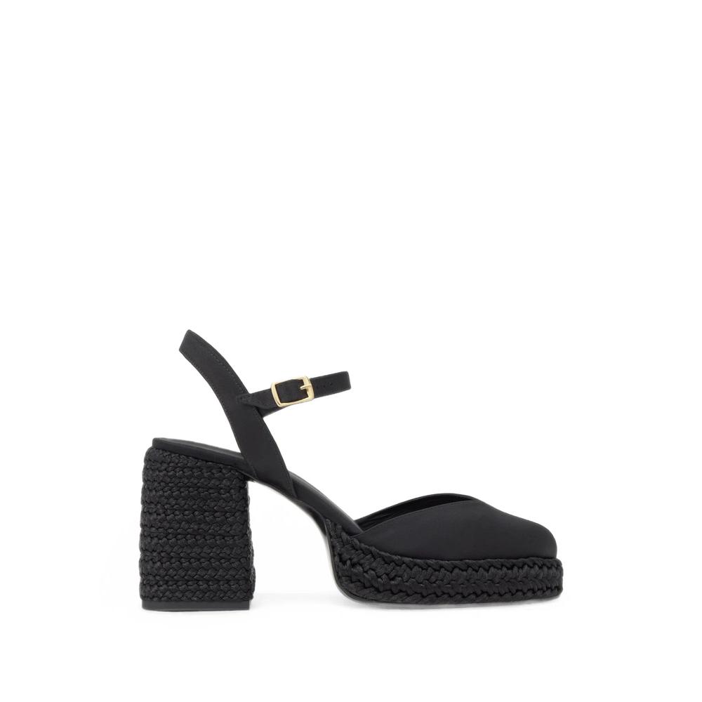 Vilnia satin platform pumps 1