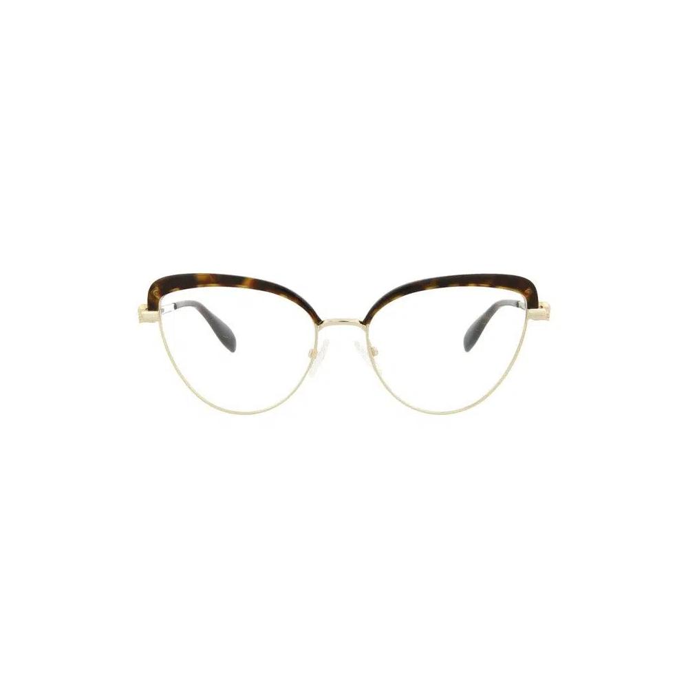 Очки Alexander McQueen Cat Eye-Frame Metal Optical Frames 'Gold Transparent' 1