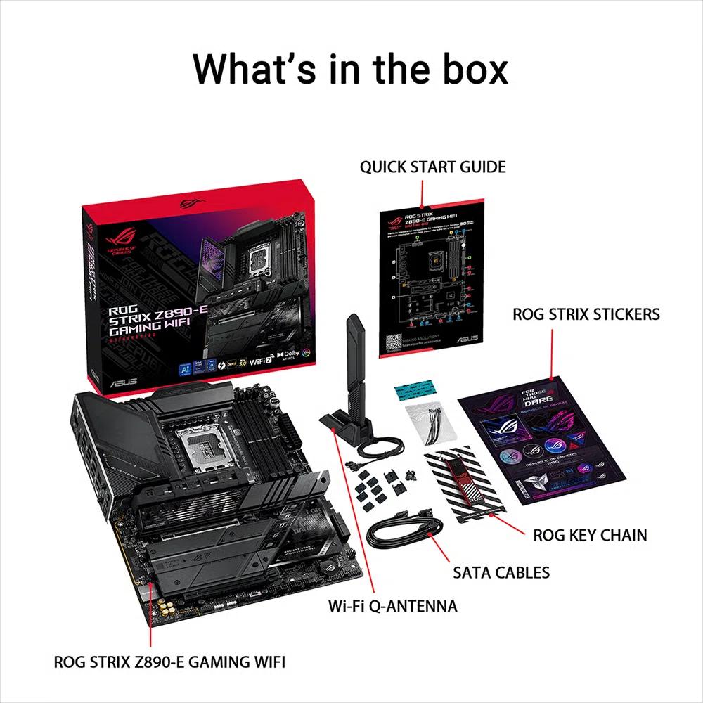 ASUS ROG STRIX Z890-E GAMING WIFI ATX материнская плата (DDR5) 6