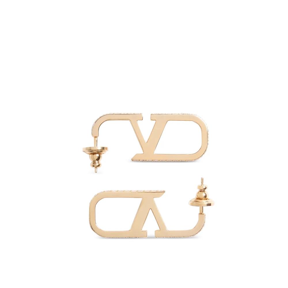 Серьги с логотипом VLogo Signature и кристаллами Swarovski 1