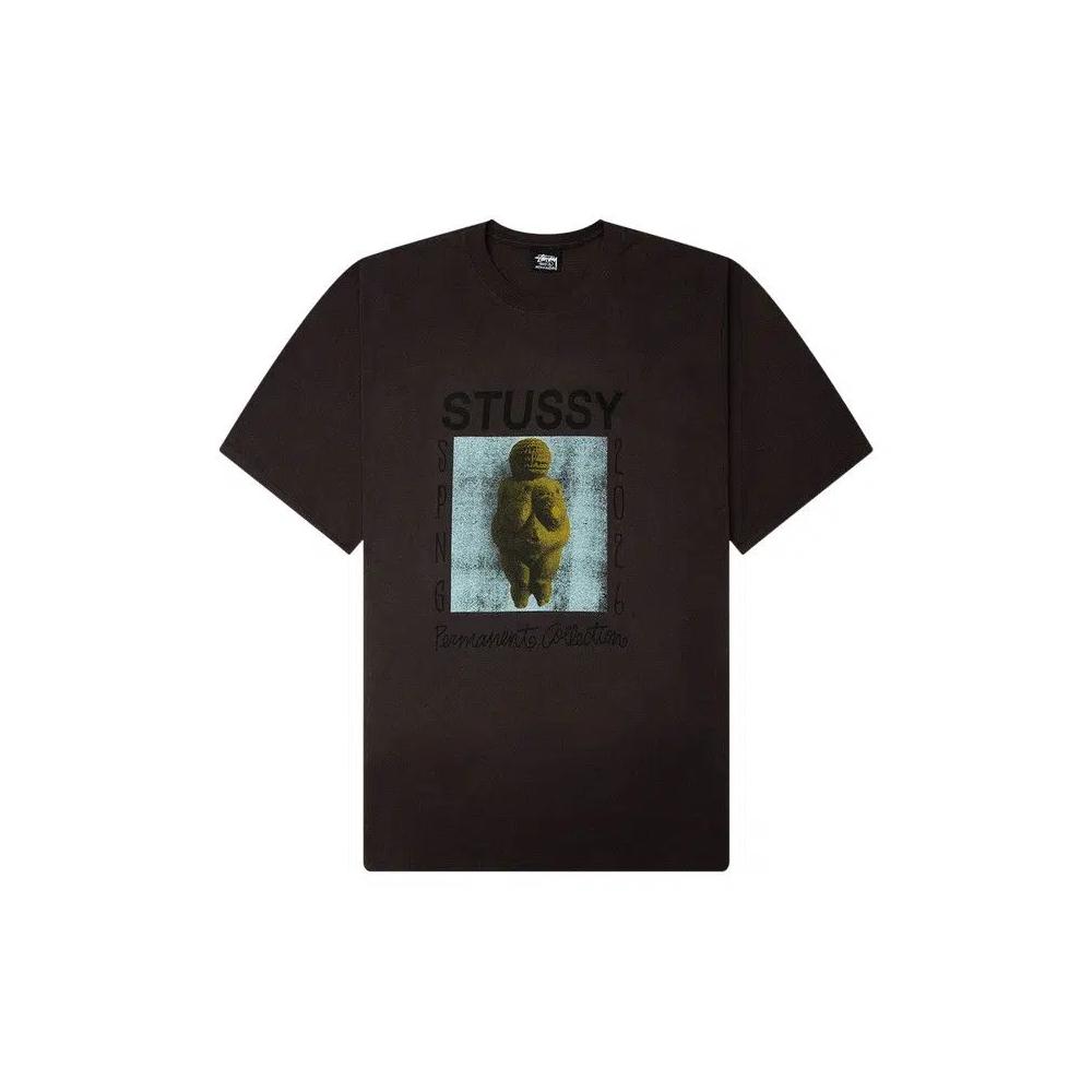 Футболки с коротким рукавом Stussy Permanent Collection Pigment Dyed Tee 'Faded Black' 1