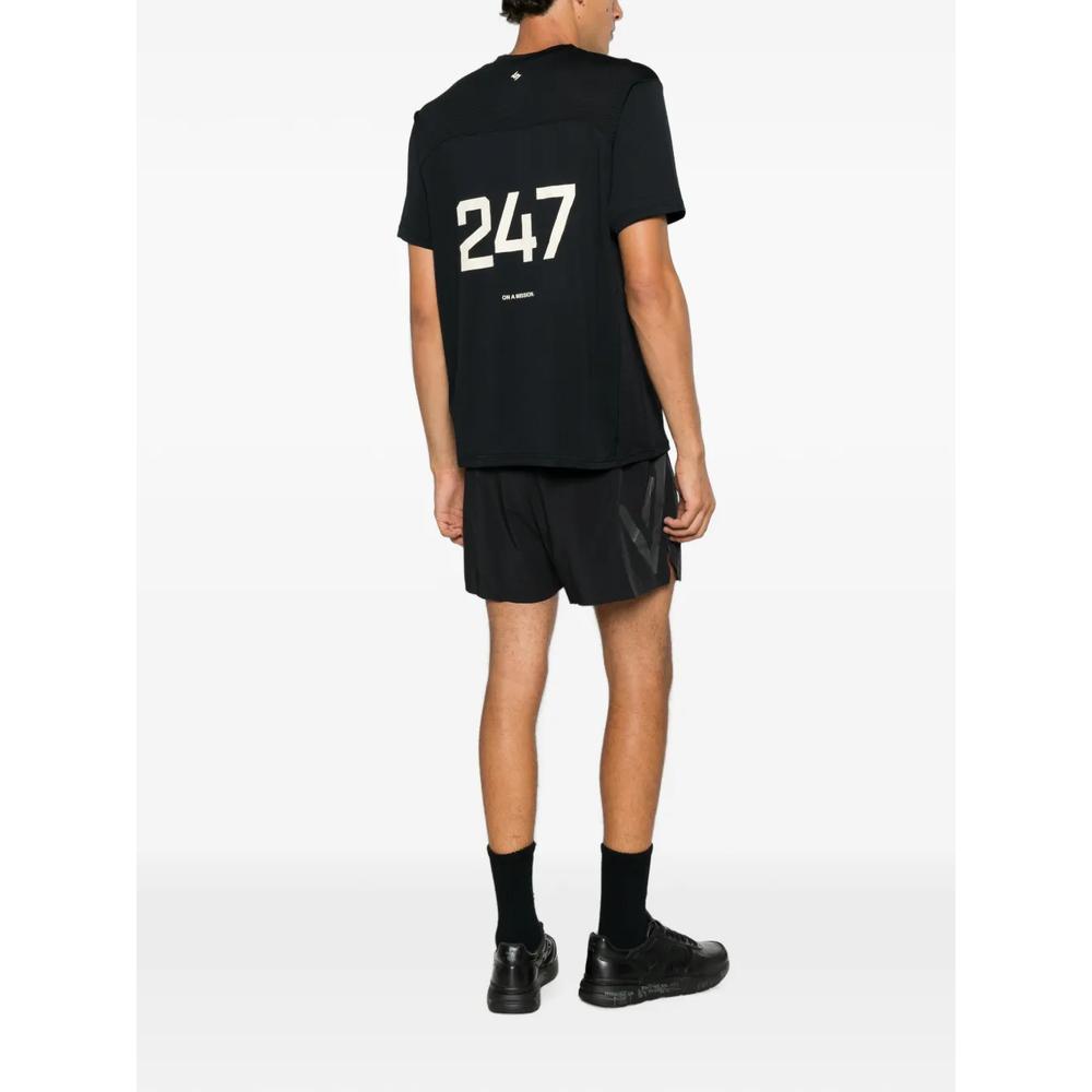 247 mesh-panel T-shirt 2