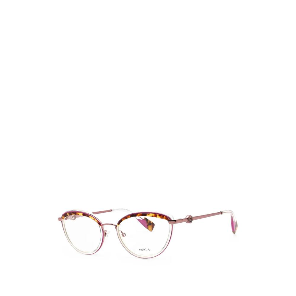 tortoiseshell-effect oval-frame glasses 2