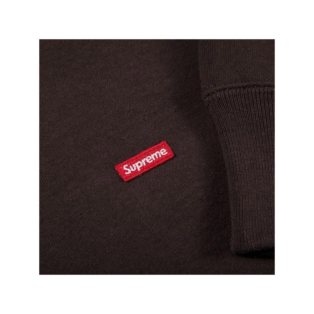 Свитшоты Supreme Small Box Crewneck 'Dark Brown' 2