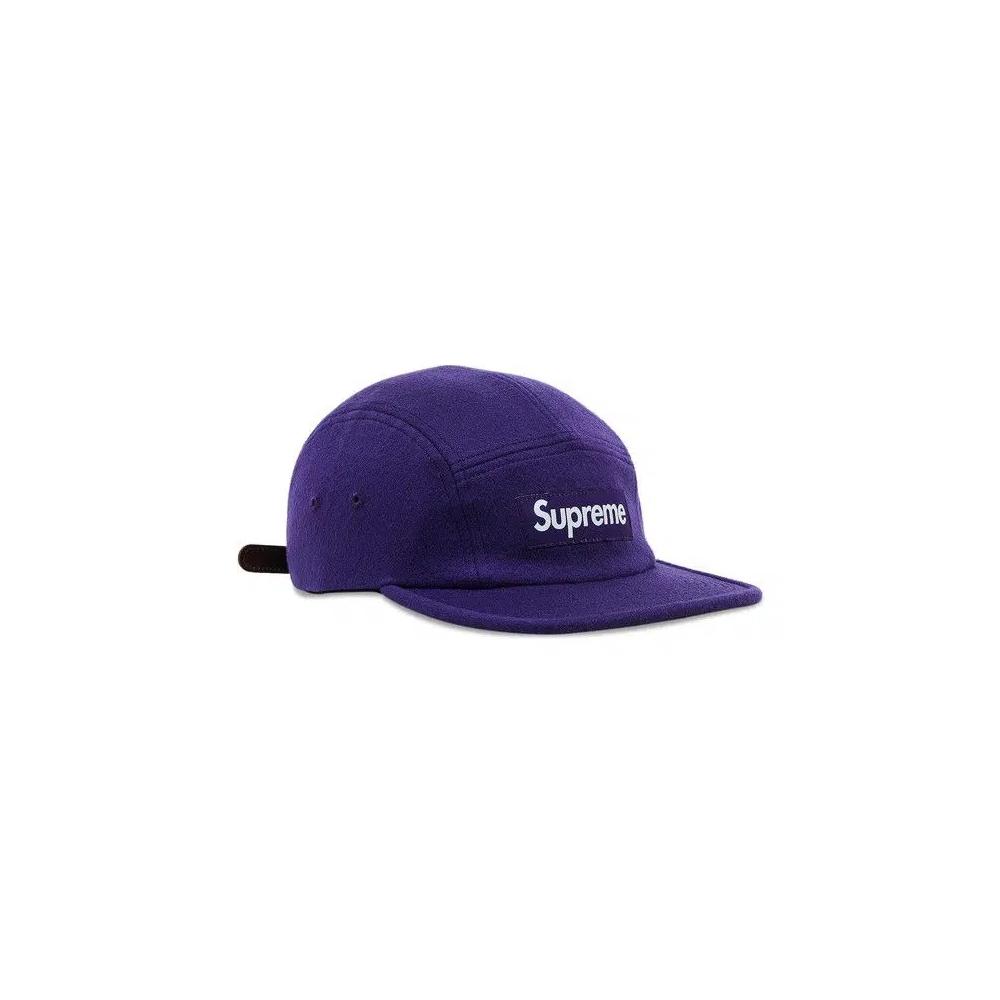 Кепка Supreme Wool Camp Cap 'Фиолетовый' 2