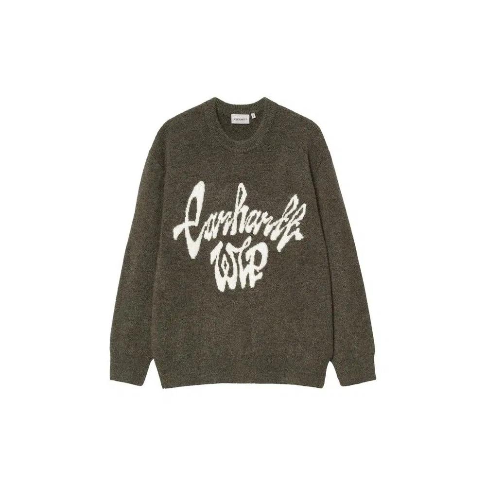 Свитеры Carhartt WIP Chedda Sweater 'Opuntia/Natural' 1